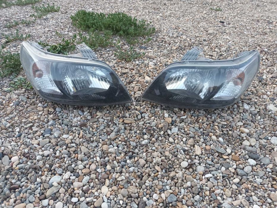ляв и десен черен фар за шевролет авео Т255 08-11 CHEVROLET AVEO T255