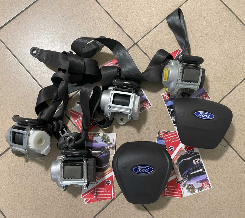 Ford Fiesta MK8 set centuri de siguranta fata / spate  - kit airbag