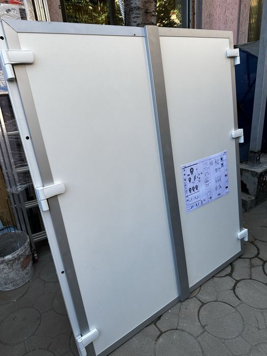 Radiologie - Oblon dublu batant plumbat 1380×1520 U.M. Pb 2 mm