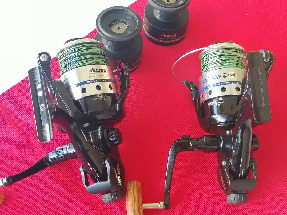 Mulinete Okuma Longbow LB 50 - LB 60 cu tamburi de rezerva