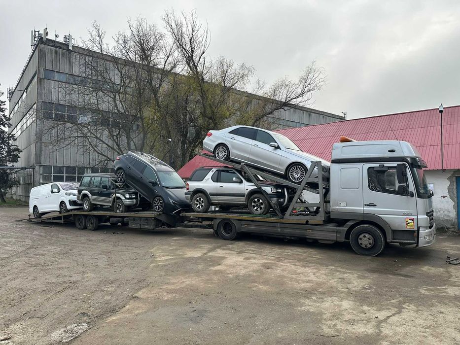 Mercedes-Benz Atego 824 + Kuvvelti SK50 -> Transportor Auto 5 pozitii