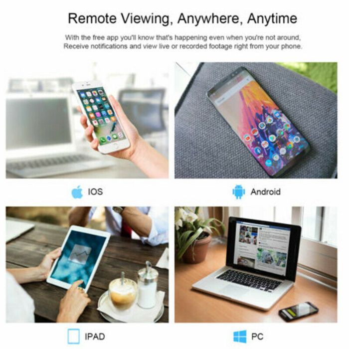 Camera supraveghere IP WIFI HD 1080P 3.6mm 2.0MP, comunicare bidirecti