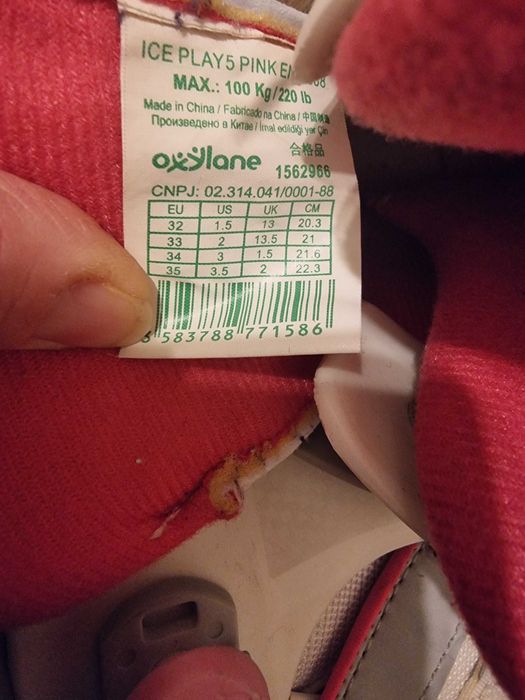 Patine, 35,35-38, 38 si 43