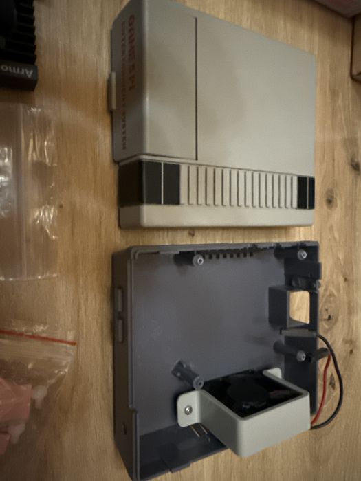 Carcasa Cooler Raspberry Pi 5 GeeekPi Game5Pi Retro Gaming Armor Lite V5 Active Cooler Ventilator Heatsink Racire Resigilat Open Box