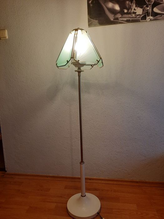 Lampadar de podea / veioza din bronz vintage