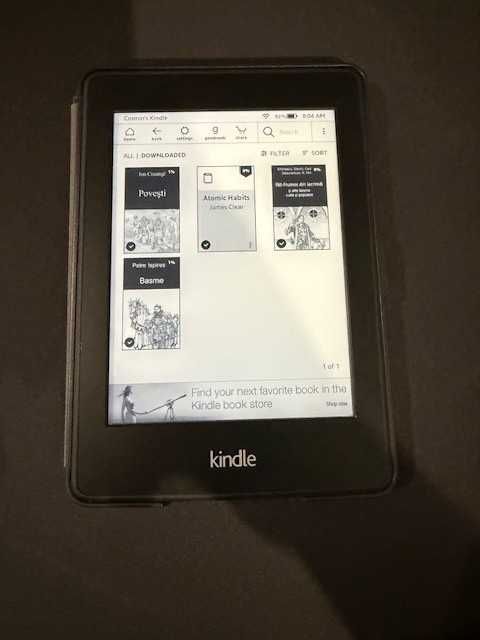 Kindle Paperwhite 6th Generation 4GB Wi-Fi + husă activă