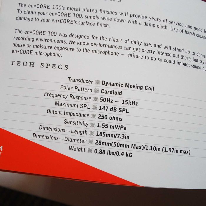 Динамический XLR микрофон Blue en Core