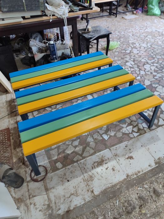 Скамейка детская 1,2 м, высота 35 см, ширина 32 см