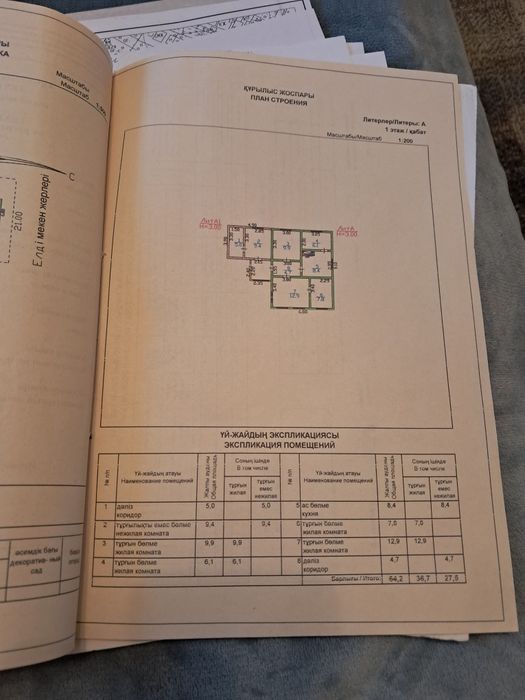 Продаётся дом в балпык би Амангельды 110