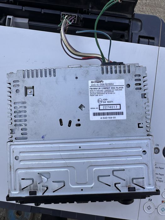 Vand casetofon Sony Model CDX-g1100U 55x4