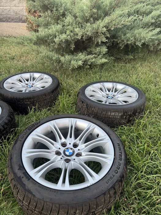 Диски с зимней резиной бмв