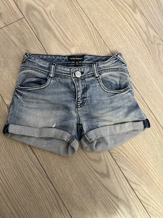 Шорты джинсовые Emporio Armani для девочки