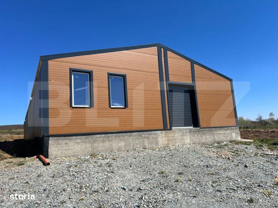 Hala de productie,depozitare de 395 m2 + teren 845 m2 Lita, acces tir