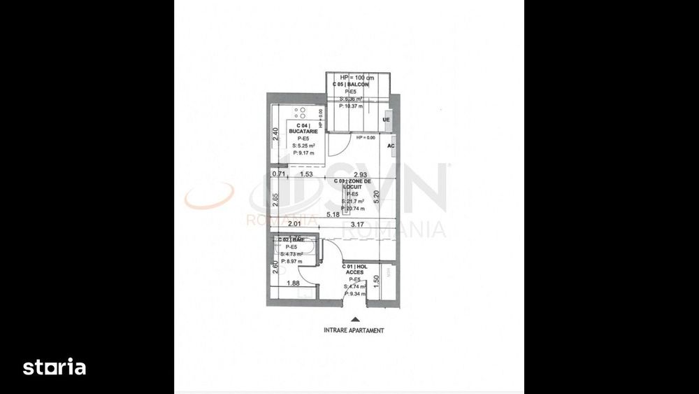 Studio 48 mp Loc Parcare Dobroesti Bucuresti Est