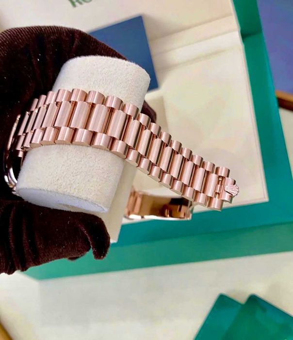 rolex day-date 36mm розово злато/синьо