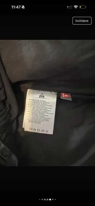 Geaca de ski bărbați de la SOS,marimea m, merge la un s mai mare,