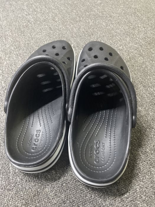 crocs bayaband clog, в черном цвете