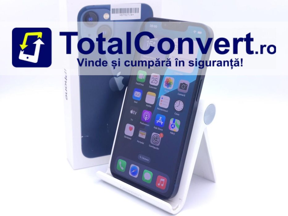 Apple iPhone 13 128GB Black 4GB Single SIM, Garantie 24 luni | #D87927