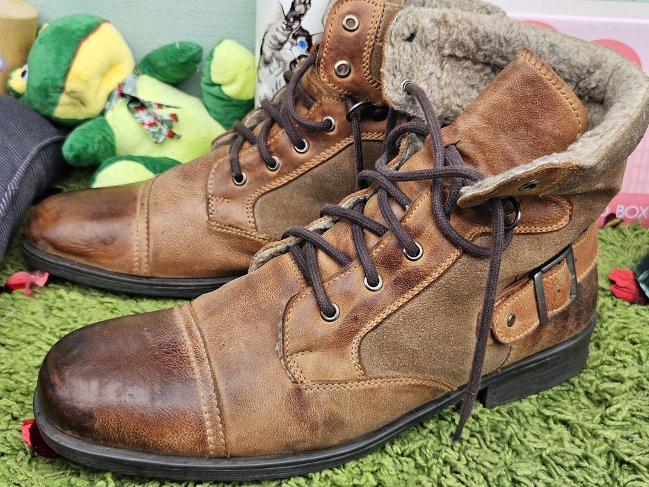 Invito мъжки топли боти от кожа N4