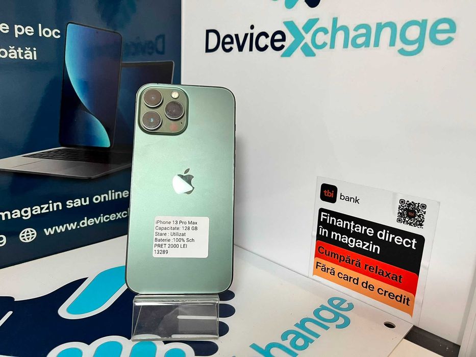 iPhone 13 Pro Max Verde 128 GB 100% * Garantie *Buy Back * deviceXchange