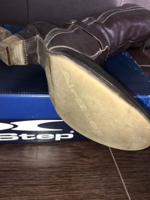 Air Step италиански ботуши естествена кожа,40 номер,оригинални,с кутия