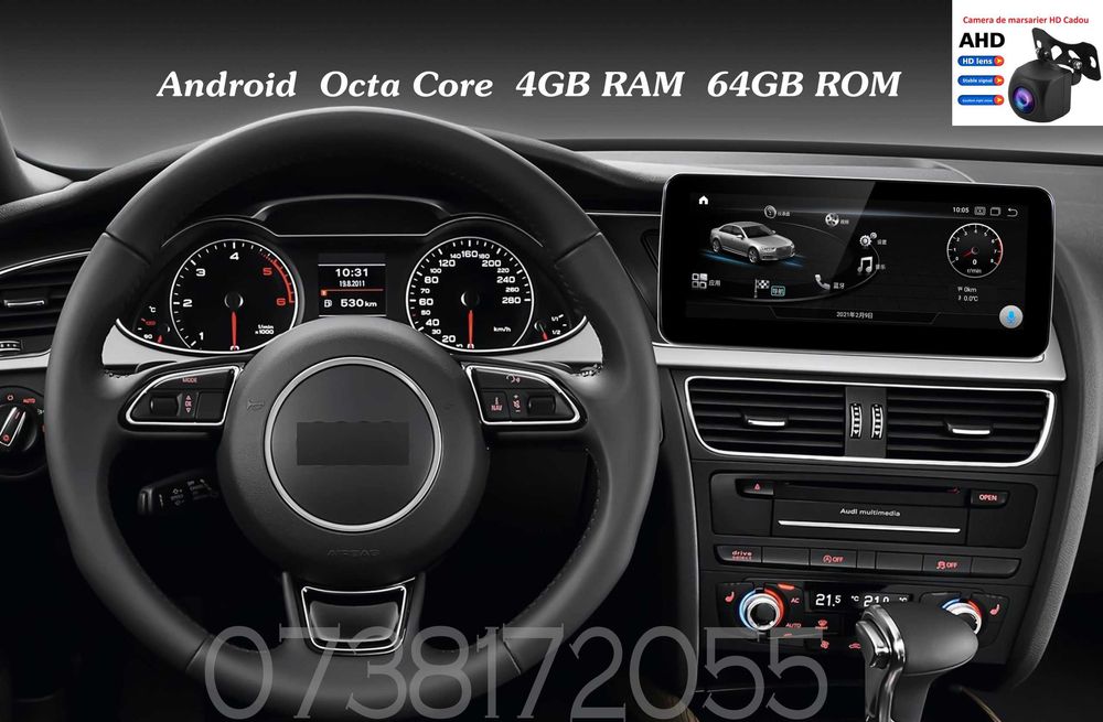 Navigatie Android AUDI A4 A5 Q5 GPS Internet Bluetooth android auto