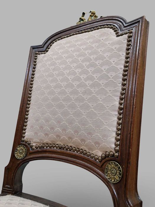 6 броя трапезни махагонови столове