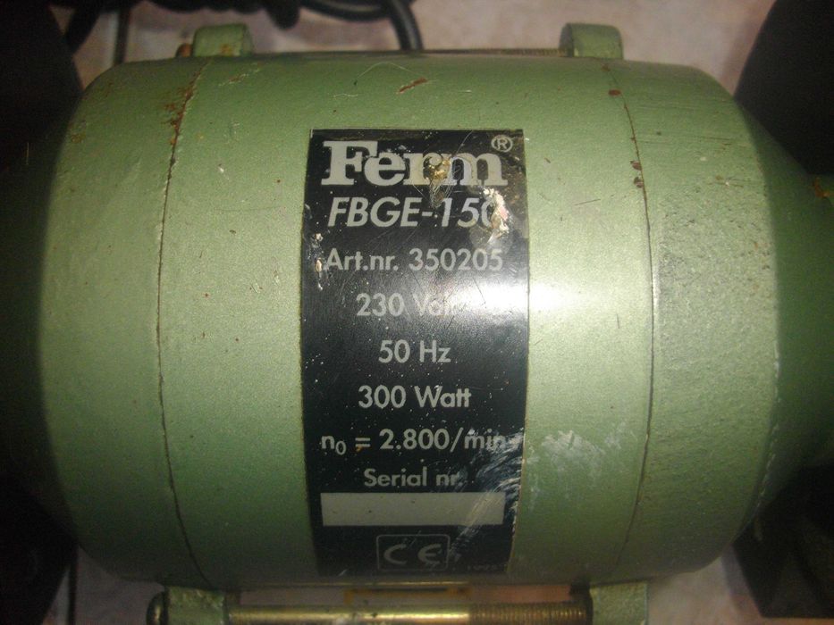 Шмиргел 550W ф200мм Френски Профи Голям ACIMEX/300W-FERM ф150мм Холанд