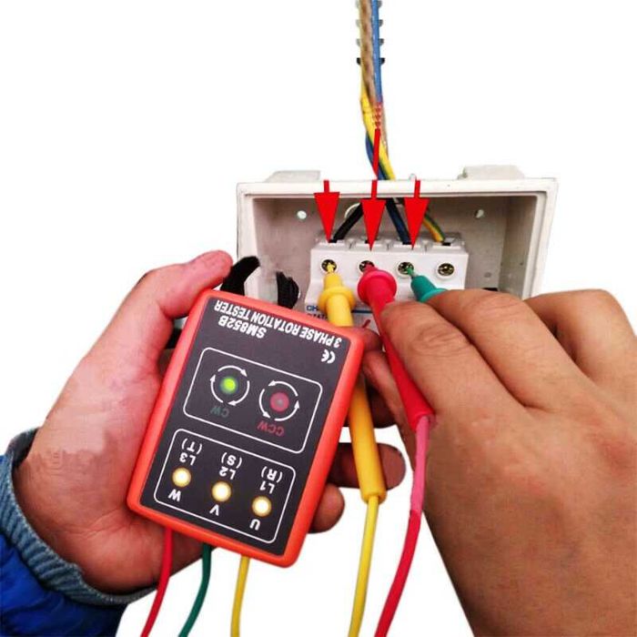 Tester pentru secventa de faza rotatia fazelor