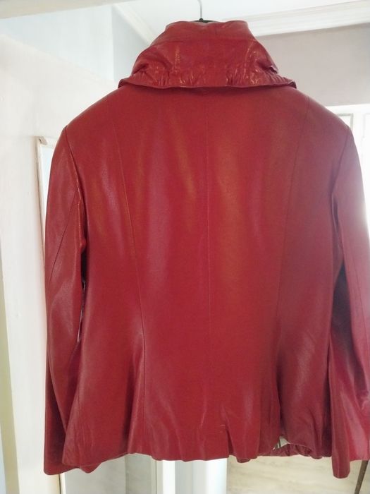 Пиджак женский кожаный