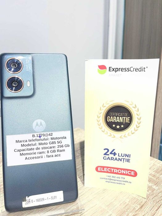 (ag42) Telefon Motorola Moto G85 * 2 ANI GARANTIE* B12470