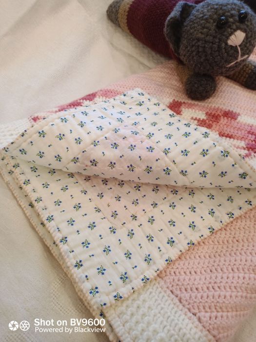 Плед для новорожденного ручной работы