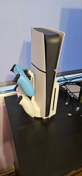 Вертикална стойка за PS5 Slim с Охлаждане и USB Хъб (Cooling Stand)