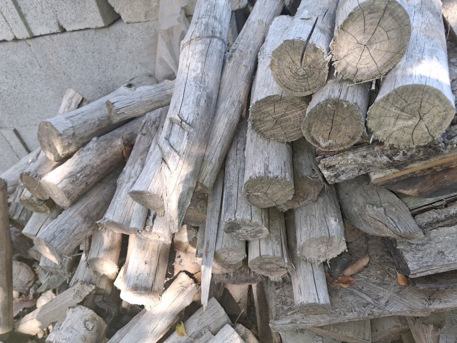 Дрова в мешках для шашлыка и бани