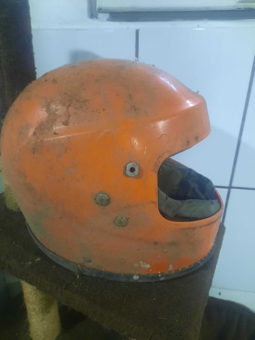 Casca motocicleta Mobra veche originala restaurare