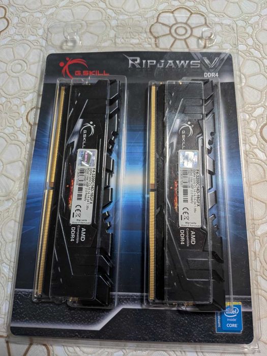 RAM G.Skill Flare X BLACK DIMM Kit 16GB F4-3200C14D-16GFX РАМ ПАМЕТ