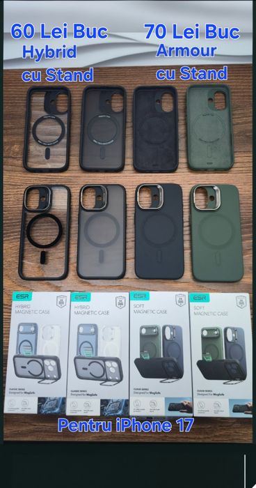 Husa iPhone 17 Pro Max si 17 ESR