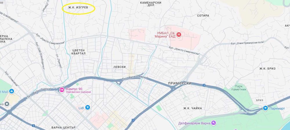 Продава се Двустаен апартамент в Варна, Цветен квартал - 60 кв.м за 1723 €/кв.м - Снимка #3