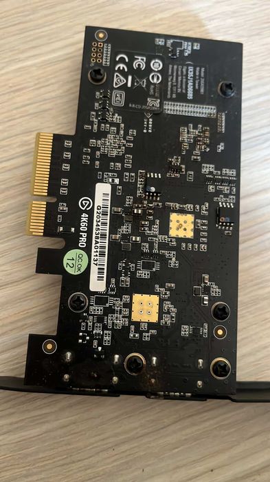 Vând placă de captură Elgato 4K60 Pro (PCIe)