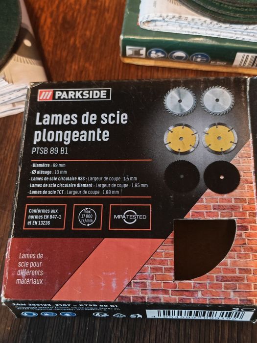 Discuri de taiat parkside pt felx si fierastrau mic 76mm si 89mm