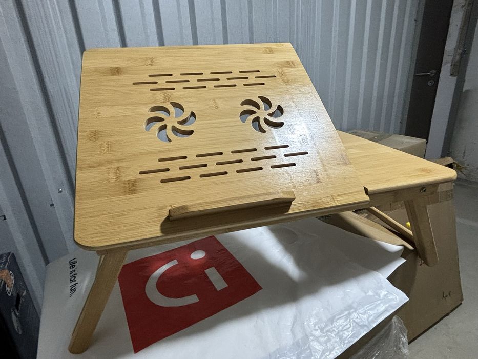 Подставка для ноутбука деревянная