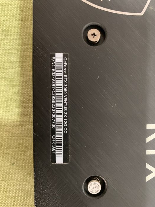 RTX 3060 Ventus 12gb
