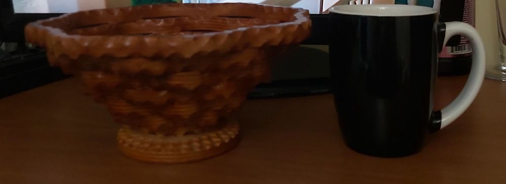 Ваза деревянная вазочка