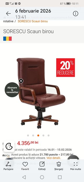 Scaun / fotoliu directorial Mobexpert