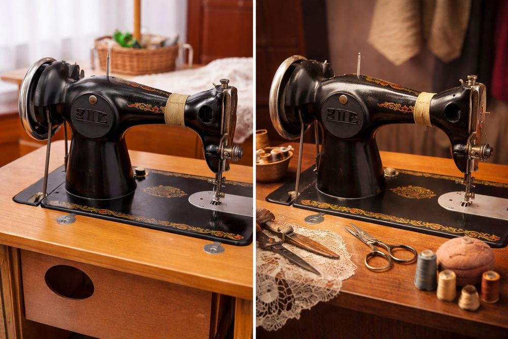 Швейная машина ЗИЛ (ножная), в хорошем состоянии, Срочно продаётся