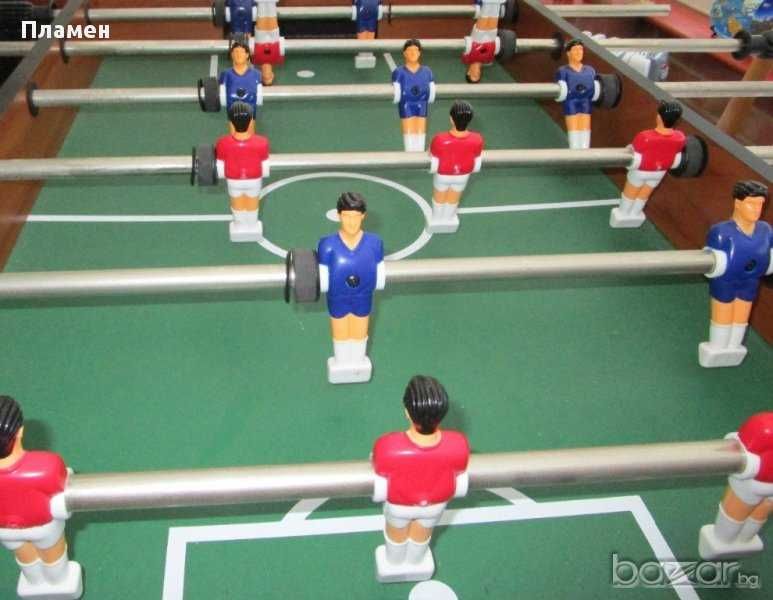 Детски мини маса за футбол джаги, джага с 12 играчи и 2 т. 50х31х10 см
