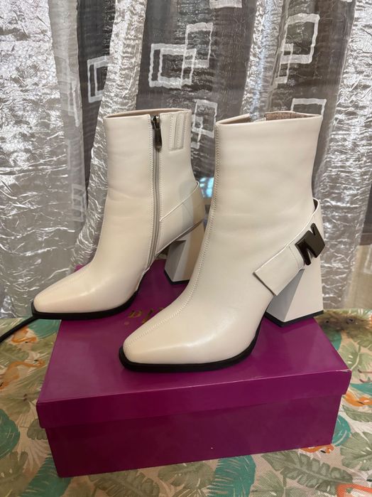 Полусапожки из натуральной кожи