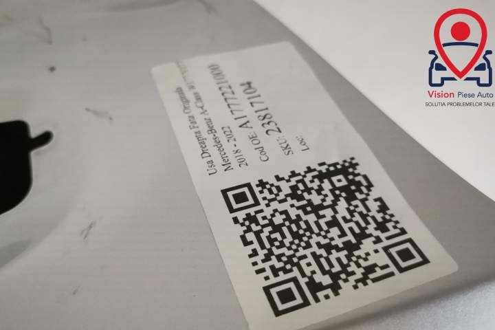 Дясна предна врата Оригинална Мерцедес-Бенц / Mercedes-Benz A-Class W1