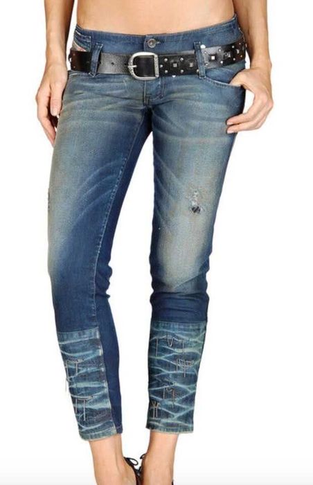 Дамски дънки Diesel Matic-K2 Slim Blue Denim Stretch Jeans Size 24