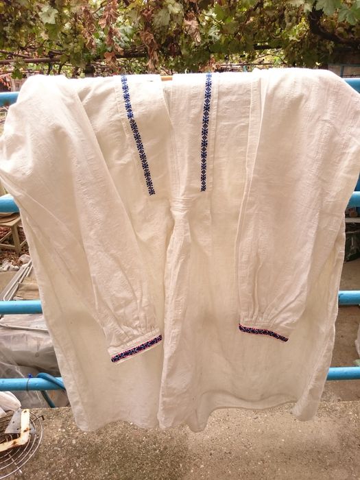 Автентична кенарена риза част от народна носия Нова